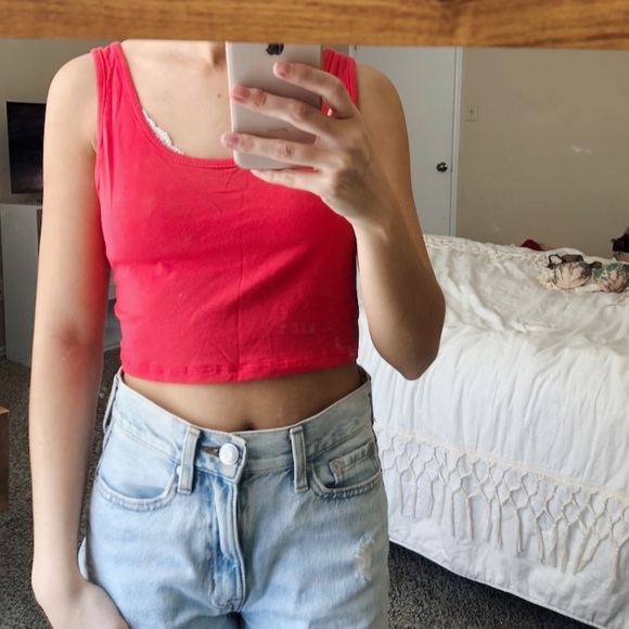 American Eagle Outfitters Tops - bright coral tank